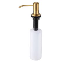 (Dark Brushed Gold) 500 ml ruostumattomasta teräksestä valmistetut pesuaineannostelijat, keittiön pesualtaan nestemäinen