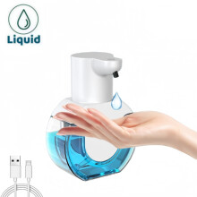 (Liquid-B) Automaattinen saippua-annostelija, infrapuna-anturilla varustettu vaahtomuovisaippua-annostelija, USB-ladattava