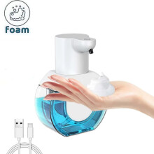 (Foam-B) Automaattinen saippua-annostelija, infrapuna-anturilla varustettu vaahtomuovisaippua-annostelija, USB-ladattava
