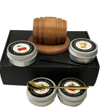 (New-Set 6) Zestaw do palenia koktajli, odpowiedni na prezenty z whisky Bourbon, odpowiedni dla mężczyzn, zaparzacz