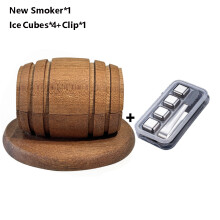 (New-Set 3) Zestaw do wędzenia koktajli z wiórkami drewna jabłoniowego, wiśniowego, dębowego, pekanowego, whisky,