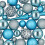 VidaXL vidaXL Christmas Bauble Set 61 pcs Turquoise Dia. 6 cm Plastic 7