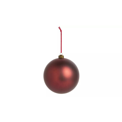 Home Burgundy Country Christmas Bauble 1