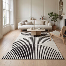 (200x290 cm, JETT- PRINTED RUG) Modern Non-Slip Rugs Printed Geometric Carpet Mat
