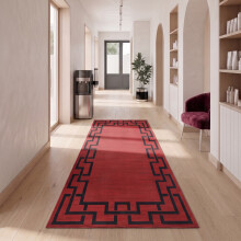 (80x300 cm, LEXI- PRINTED RUG) Modern Non-Slip Rugs Printed Geometric Carpet Mat