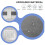 2PCS Large Laundry Basket, Waterproof, Freestanding Laundry Hamper 75L, Foldable Tall Clothes Hamper with Handles 3