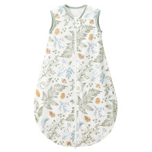 LULUMONKEY 0.5 Tog Baby Summer Sleeping Bag 6-18 Months, Soft Cotton Newborn Sleep Sack Baby Wearable Blanket, Forest