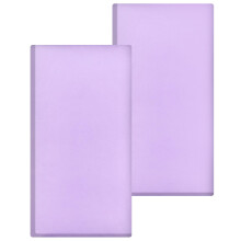 2 x Cot Bed Sheets | Cot Sheets 120x60 Fitted Polyester Soft Bed sheets Hypoallergenic Fully Elasticated Skirt Breathable Easy Care