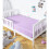 2 x Cot Bed Sheets | Cot Sheets 120x60 Fitted Polyester Soft Bed sheets Hypoallergenic Fully Elasticated Skirt Breathable Easy Care 5