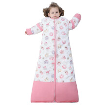 Chilsuessy Baby Sleeping Bag 2.5 Tog Winter Sleeping Sack Wearable Blanket Kids,Adjustable Length,Removable Sleeves,Toddler Sleeping Bag for Boys Girl