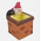 Mini Refrigerator Magnet Christmas Stack Magnet Santa Claus Black Cat Fireplace Stack Fridge Decoration for Festive 1