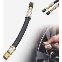 Universal Flexible Tyre Valve Extenders, 100 mm Valve Stem Extensions for Cars, Trucks, Motorcycles and Bicycles