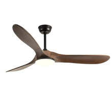 Vintage houten plafondventilator met afstandsbediening - Industriële stijl voor woonkamer- en slaapkamerinrichting