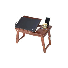 Ergonomische laptopstandaard met koelventilator voor senioren, patiënten en studenten - perfect voor thuis, op kantoor en aan het bureau.