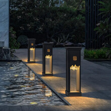 Waterdichte LED-tuinlamp in Chinese stijl voor tuin- en padverlichting - AC110V/220V, IP65 buitenstraatverlichting
