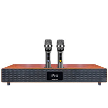Bluetooth karaoke-microfoon met ingebouwde audiomixer en echo-systeem voor de ultieme zangervaring.