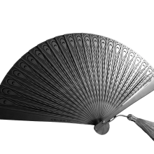 Hoogwaardige vouwventilator van titaniumlegering voor Chinese Tai Chi-stijl voor mannen