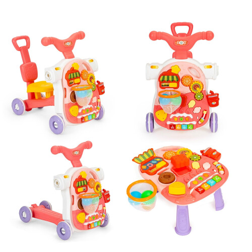 Laufrad, Roller, interaktiver Lerntisch 4in1 für Kinder