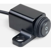 Motorcycle Handlebar Switch 12V to 24V ATV Light Control Switch for Headlights and Accessories