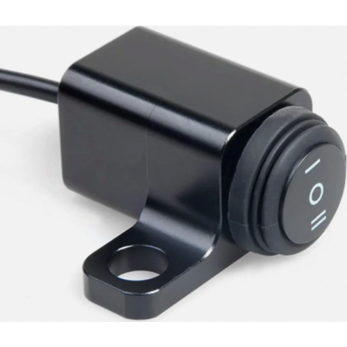 Motorcycle Handlebar Switch 12V to 24V ATV Light Control Switch for Headlights and Accessories