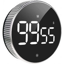 Digital Kitchen Timer, Large Magnetic LED Countdown Timer with Constant Light Function for Home Cooking
