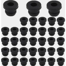 36 Pack Pan Support Rubber Feet, Replacement Hob Grate Feet for Pot Supports with 5 mm Rods