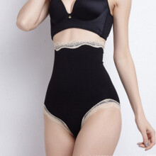 (Black,2XL)Corset femme sexy taille abdomen ventre lifting des hanches body shaper porter sous-vêtements pantalon