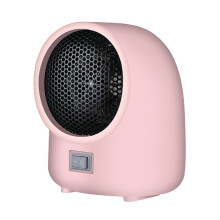 (Pink) Tragbarer 400-W-Elektroheizlüfter für den Schreibtisch – ideal für den Winter, Zuhause oder Büro