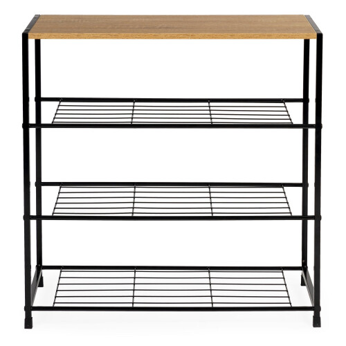 Schuhschrank, Ständer, Regal, Loft, 3 Ebenen