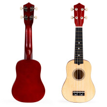 Kinder-Ukulele-Gitarre aus Holz mit 4 Nylonsaiten, braun ECOTOYS
