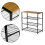 Schuhschrank, Ständer, Regal, Loft, 3 Ebenen 3