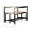 Loft-Esszimmermöbel-Set - Tisch und 2 Bänke für Küche oder Esszimmer ModernHome 5