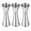 3Pcs Jigger for Bartending, Cocktail Jigger 2 Oz 1 Oz , Bar Accessories, Cocktail Measuring Cup, Silver 1
