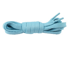 (Sky Blue,90cm/35.43in)Terylene Cotton Shoelace Colorful Flat Shape Sports Casual Shoes Simple Fashion