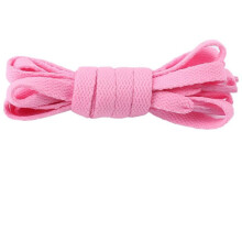 (Pink,60cm/23.62in)Terylene Cotton Shoelace Colorful Flat Shape Sports Casual Shoes Simple Fashion