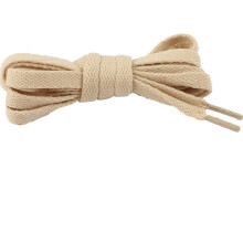 (Beige,60cm/23.62in)Terylene Cotton Shoelace Colorful Flat Shape Sports Casual Shoes Simple Fashion