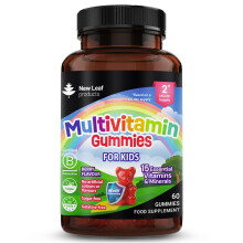 Kids Multivitamin Sugar-Free 60 Gummies - Essential Vitamins & Minerals, Vegan Berry Flavour Chewable for Children 5+, 60 Gummies (2 Month Supply)