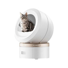 Arenero Mova MeowgicPod LR10 Prime Inteligente 110L Blanco