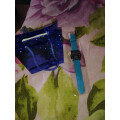 Blue Leather Square Watch for FORTNITE Fans Review Image