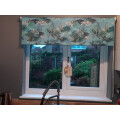 (Pewter, 180 cm Width x 140 cm Drop) Jungle Design Blackout Roller Blinds Windows Review Image