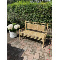 vidaXL Gartenbank 120 cm Bambus Bewertungsbild
