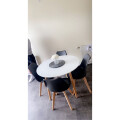 (Orange) 5pc Charles Jacobs Beech Dining Set Review Image