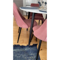 Charles Jacobs 100cm diameter Circular Dining Table With White Tabletop Review Image