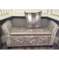 (Light Grey Linen) Seville Storage Ottoman Winged Padded Bench UKFR Review Image