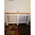 (S 78*19*81CM(Pure White)) Radiator Covers Modern White Decorative Review Image