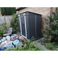 vidaXL Gartenschuppen Grau Metall Bewertungsbild