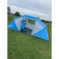 Outsunny Hiking Tent | 4-6 Person Capacity (Blue) Review Image