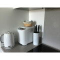 (Black ) Knife Block Holder Storage Rack Kitchen Review Image