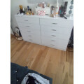 vidaXL Bedside Cabinet White Engineered Wood Bedroom Nightstand Couch Table Review Image