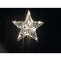 GEEZY Pre-Lit LED Light Up Star, 30 Warm White Lights & Timer Xmas Decoration Review Image